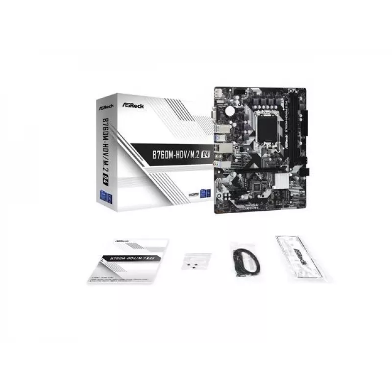 ASRock B760M-HDV/M.2 D4 DDR4 LGA 1700 Micro-ATX -emolevy