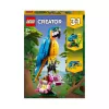 LEGO rakennussarja Exotischer Papagei 31136 — Creator-näyttömalli, 253 osaa, 220×120×110 mm
