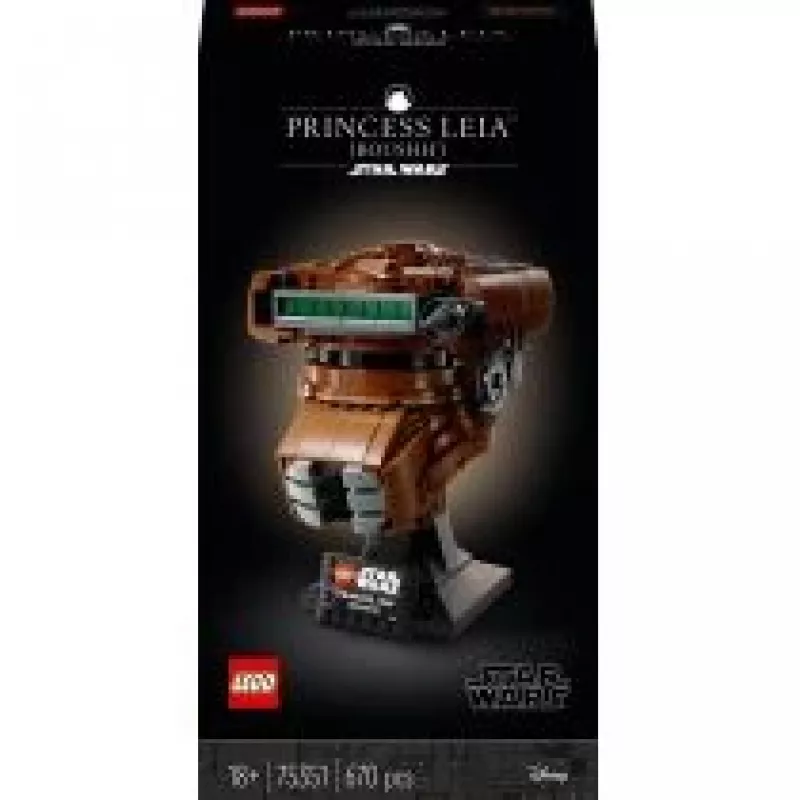 LEGO Star Wars Princess Leia (Boushh) -kypäräsarja aikuisille 75351 (670 osaa)