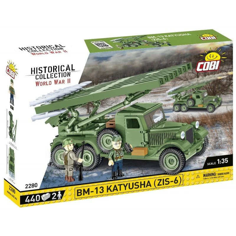 COBI-palikat BM-13 Katjuscha ZIS-6 440 osaa