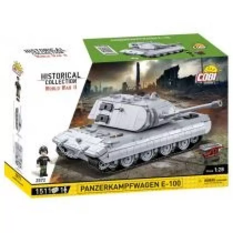 Rakennussarja COBI Panzerkampfwagen E-100 toinen maailmansota 1511 osaa