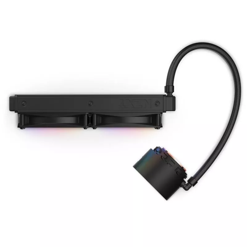All-in-One-nestekühler NZXT Kraken Elite 240 RGB 12 cm musta