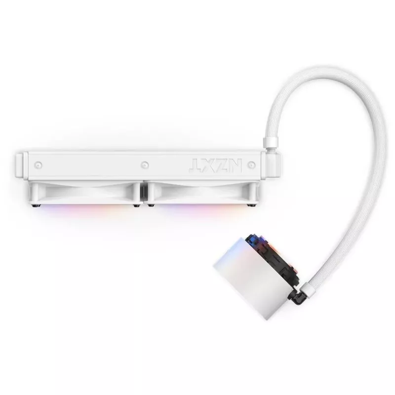 All-in-One-nestekühler NZXT Kraken Elite 240 RGB 12 cm valkoinen