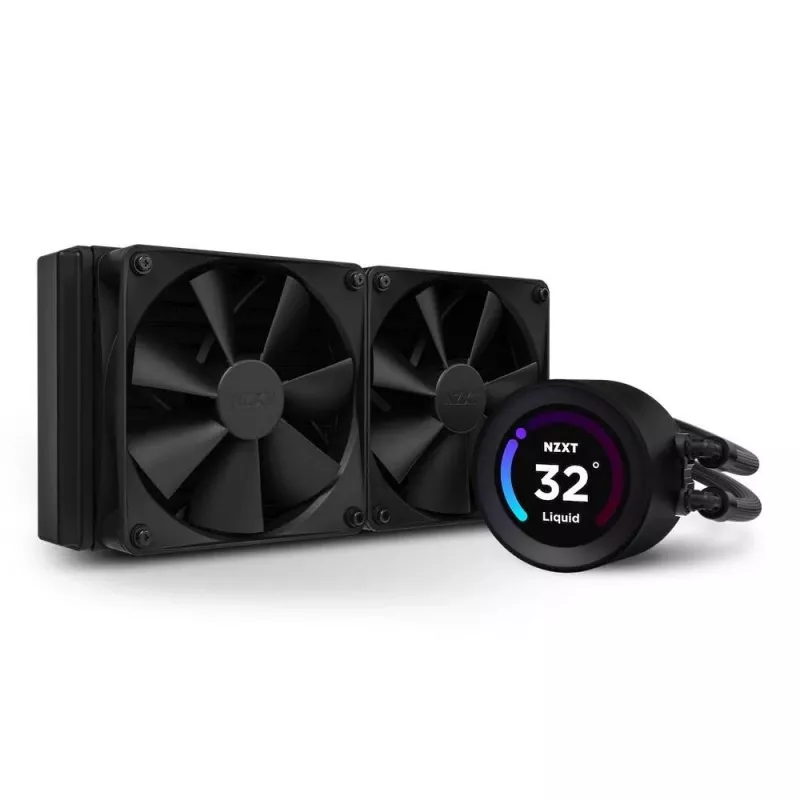 All-in-One-nestekühler NZXT Kraken Elite 240 12 cm musta