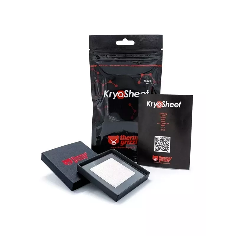 Thermal Grizzly TG-KS-38-38 CryoSheet-tyyny 0,2 mm 38x38 mm terminen