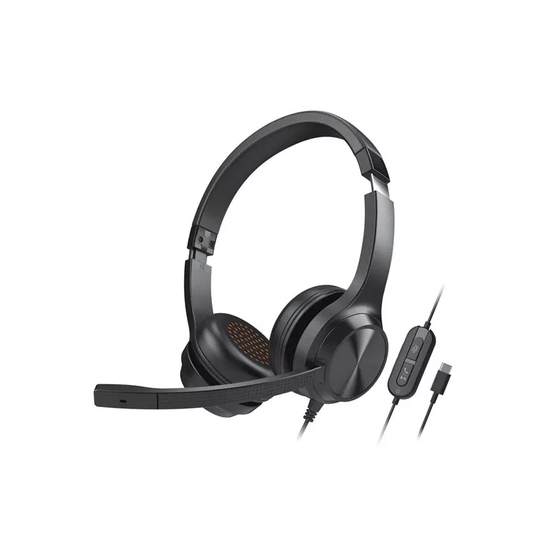 Creative 51EF0980AA000 Chat USB On-Ear-kuulokemikrofoni johdollinen stereo musta