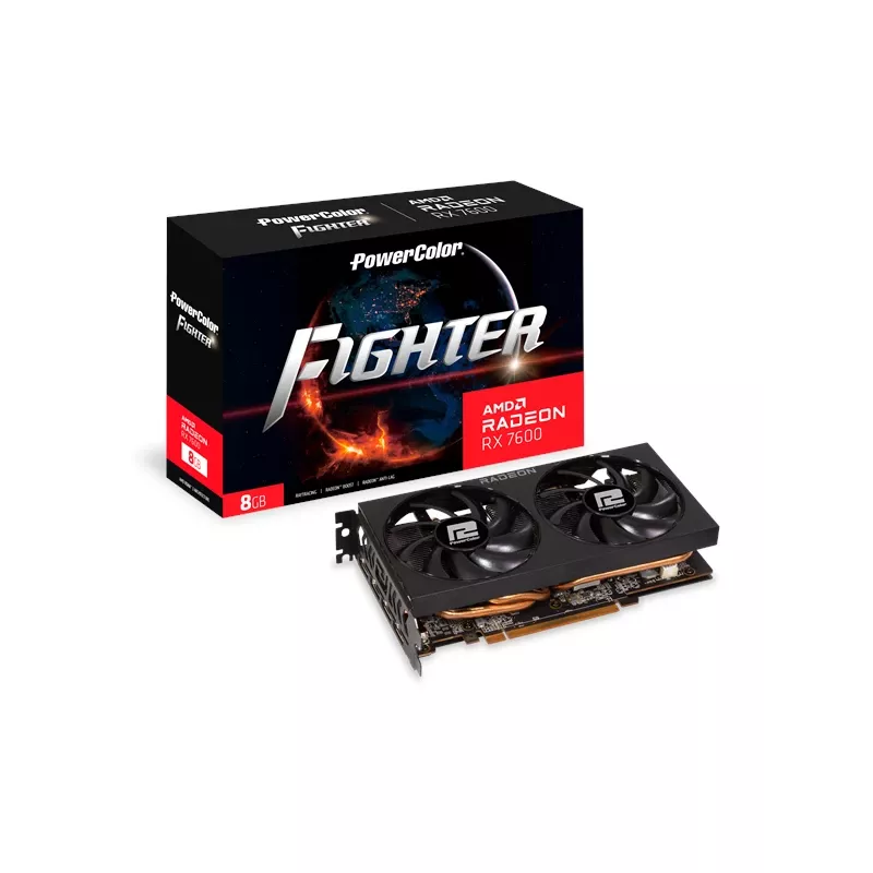 PowerColor Fighter Radeon RX 7600 8GB GDDR6 näytönohjain