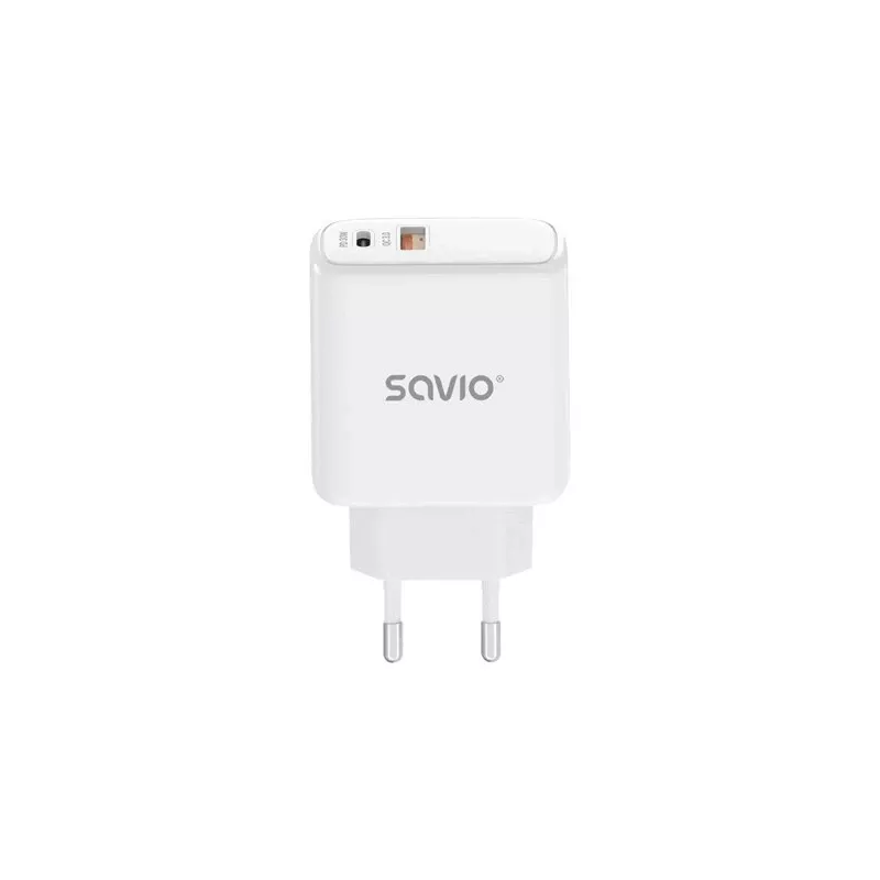 SAVIO LA-06 USB Type-A & Type-C Quick Charge Power Delivery 3.0 sisäkäyttöön