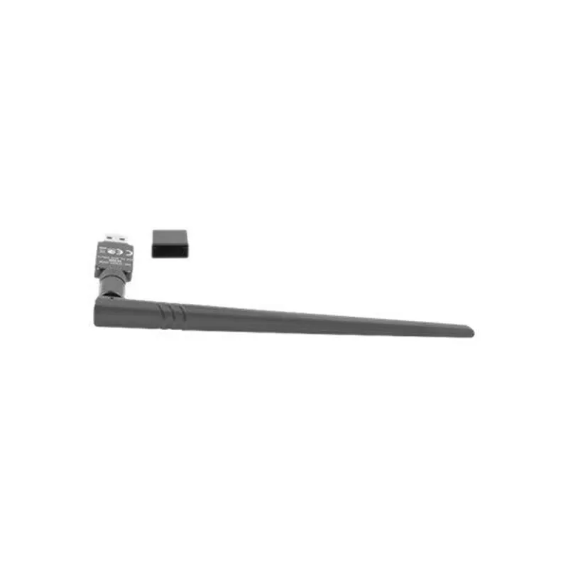 USB-WLAN-sovitin LANBERG NC-0300-WIE, USB 2.0, kaksi ulkoista 5 dBi antennia, WLAN 300 Mbit/s, Ethernet/WLAN, musta