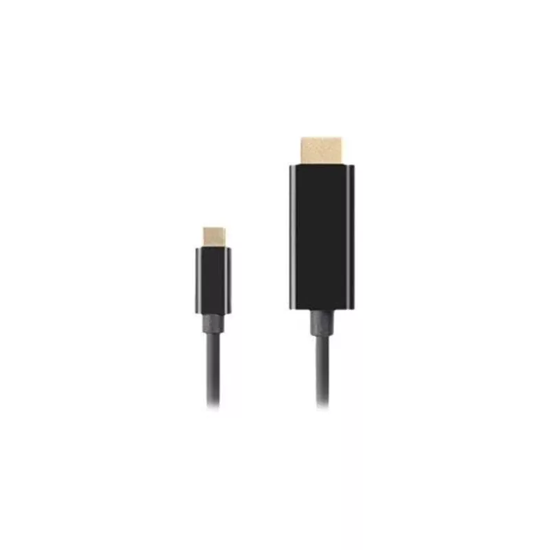 Videoadapterikaapeli LANBERG CA-CMHD-10CU-0030-BK, USB Type-C – HDMI 2.0, 3 m, 18 Gbit/s, 4K