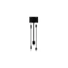 Gembird A-HDMIM-HDMIFVGAF-01 sovitin HDMI-uros – HDMI-naaras + VGA-naaras, ääni ja virtaliitäntä