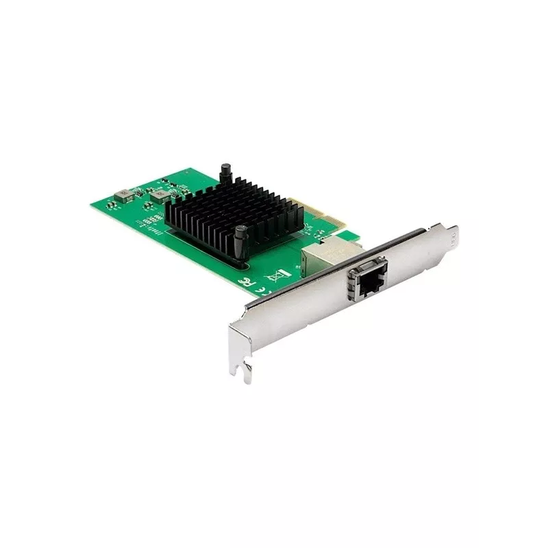 Liitäntäkortti Inter-Tech ST-7267 PCIe RJ-45 10 Gbit/s vihreä hopea