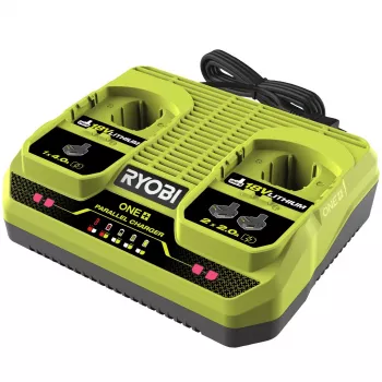 Akkulaturi 18V / 2 porttia