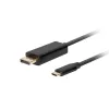 USB-C–DisplayPort-adapteri Lanberg CA-CMDP-10CU-0018-BK musta 1,8 m