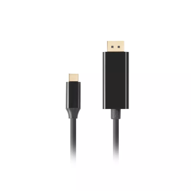 USB-C–DisplayPort-adapteri Lanberg CA-CMDP-10CU-0018-BK musta 1,8 m