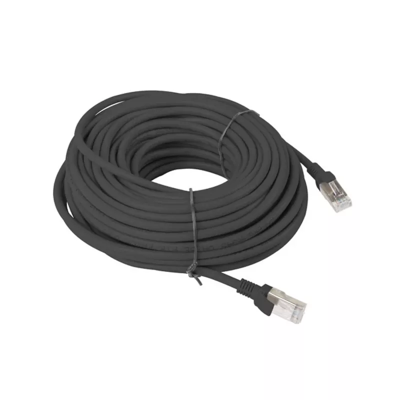 LANBERG Cat6-verkkokaapeli PCU6-10CC-2000-BK — 20 m, U/UTP, RJ-45, musta