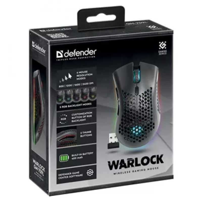 Defender 52709 tuote 709 L musta USB