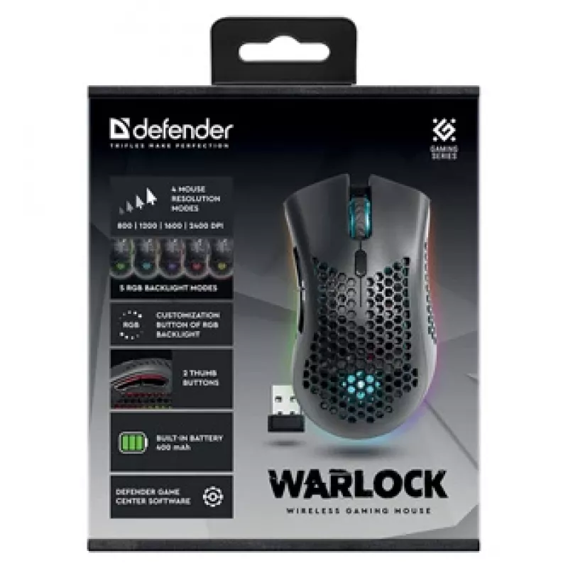 Defender 52709 tuote 709 L musta USB
