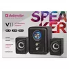 DEFENDER kaiuttimet V11 11 W johdollinen 2.1 pöytäsatelliittikaiuttimet, USB 5 V, musta