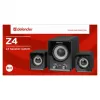 Johdolliset DEFENDER Z4 2.1 -kaiuttimet, 11 W RMS, musta, USB 5V virtalähde, 3,5 mm kuulokelähtö