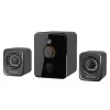 Defender V12 65212 2.1 -tietokonekaiuttimet, 11 W, 5 W subwoofer, USB-virta, LED-taustavalo, musta, 115 x 130 x 223 mm