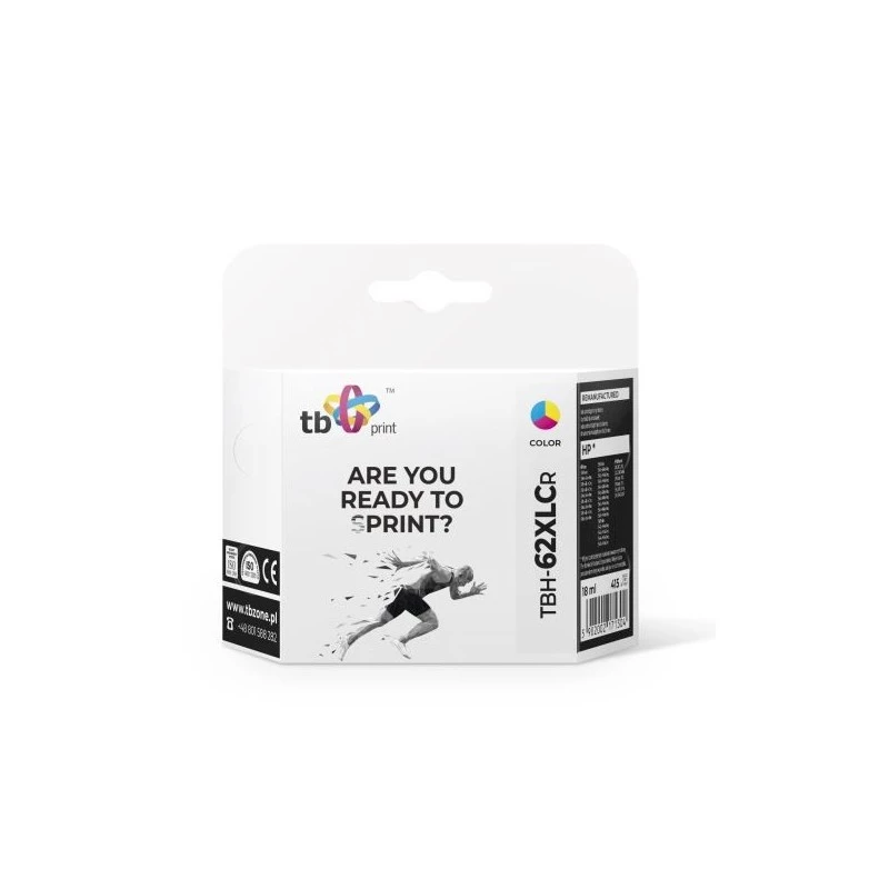 HP OfficeJet 5740 TBH-62XLCR CMY kunnostettu muste