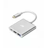 USB-C-adapteri-keskitin TB AKTBXVAU3HMPDAV — 3-in-1: HDMI + USB-A + USB-C PD, hopea