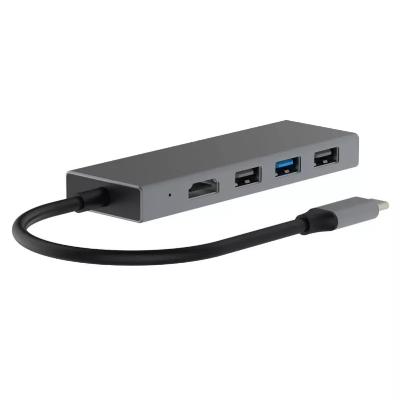 TB USB-C 7v1 -adapteri USB 3.0, 2x USB 2.0, HDMI, PD, SD/TF