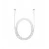 USB C - USB C -kaapeli 1 m, silikoni valkoinen
