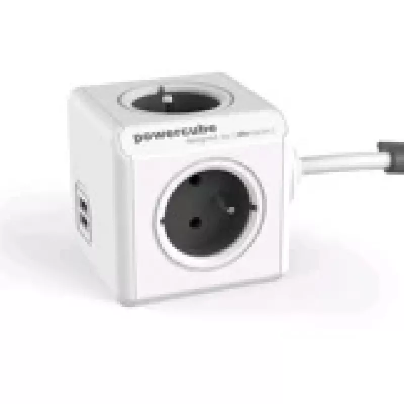 PowerCube USB Extended 1,5m 2402 harmaa