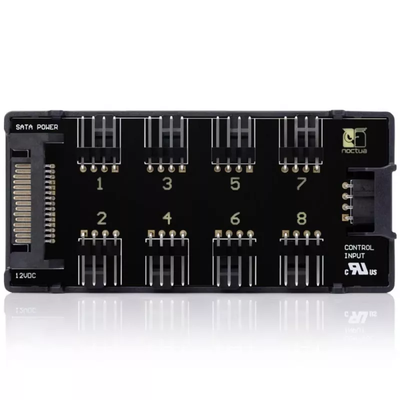 Tuuletinohjain Noctua NA-FH1 4-Pin musta 24W 5-12V