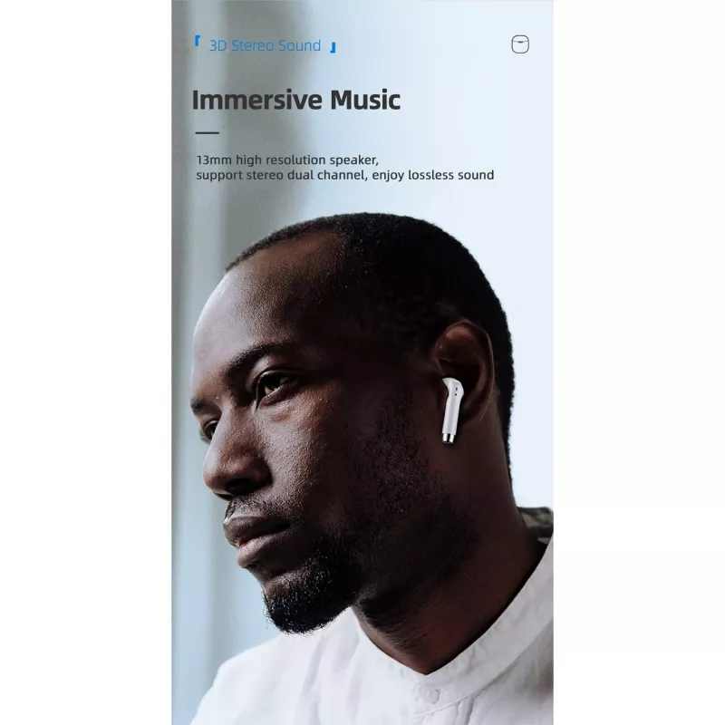 USAMS kuulokkeet Bluetooth 5.0 TWS IAseries langattomat musta/musta BHUIA01 (US-IA04)