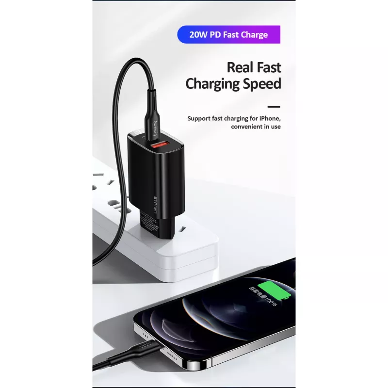 Laturi usams T35 20W PD3 USB-C USB-pikalataussovitin