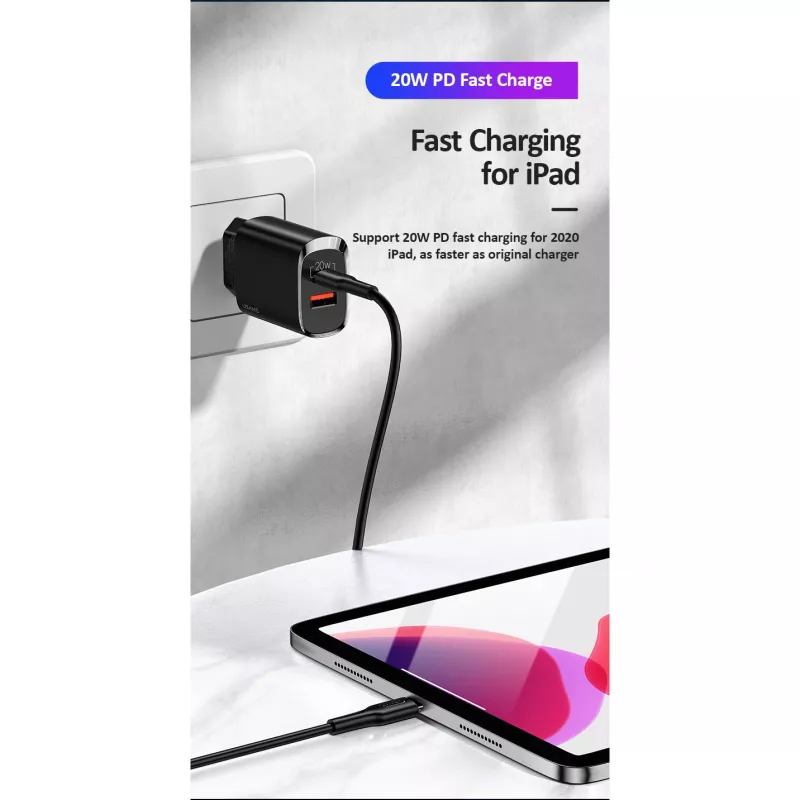 Laturi usams T35 20W PD3 USB-C USB-pikalataussovitin