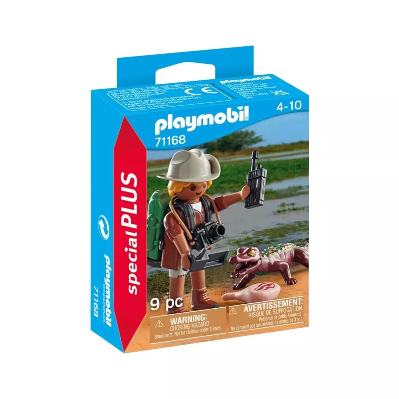 Playmobil Special Plus tutkija ja nuori kaimaani -leikkisarja