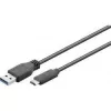 Wentronic Goobay USB 3.0 SuperSpeed -kaapeli > USB-C™, 3 m - USB 3.0-uros (Type-A) > USB-C-uros (73141)