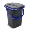 GreenBlue GB320BB kannettava retkeilyvessa (ämpäri), 19 l, musta/laivastonsininen