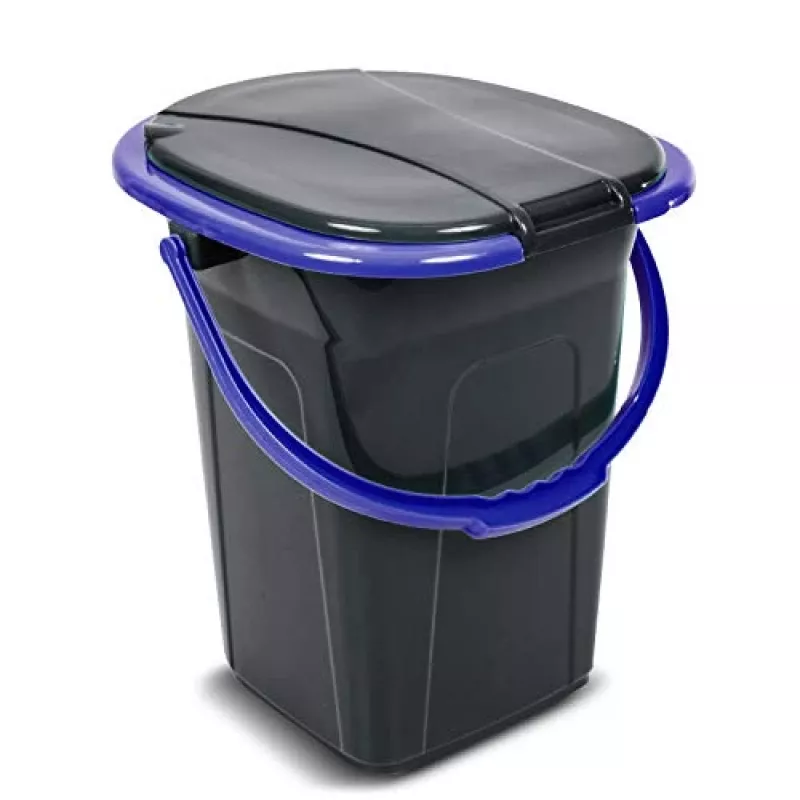 GreenBlue GB320BB kannettava retkeilyvessa (ämpäri), 19 l, musta/laivastonsininen