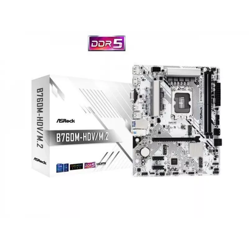 ASRock B760M-HDV/M.2 DDR5 Micro-ATX emolevy