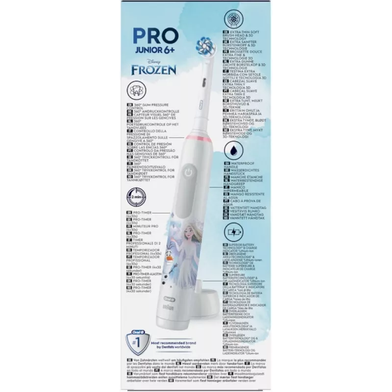 Pyörivä hammasharja Oral-B PRO Junior Frozen