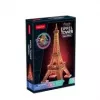 3D-palapeli Cubicfun Eiffel-torni yöversio LED cubicfun malli 306-L534H – valaistu arkkitehtoninen 3D-palapeli
