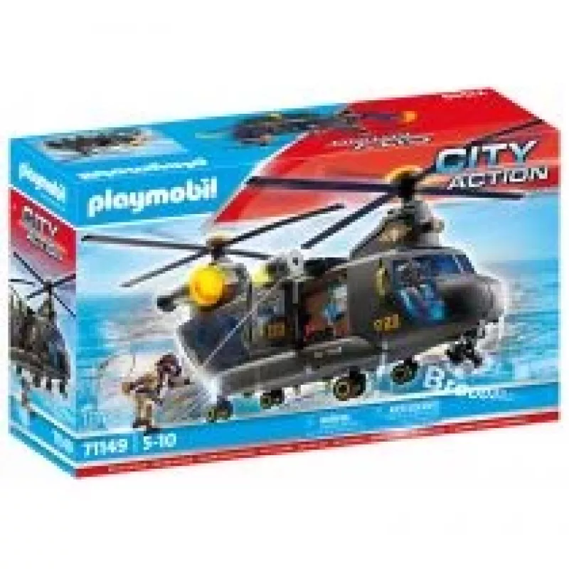 Pelisarja Playmobil City Action 71149 poliisilla ja ajoneuvoilla