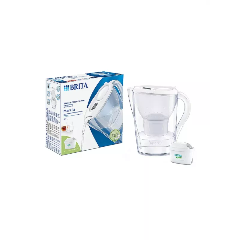 Brita 125219 Marella vedensäästösuodatinsarja 2,4 l valkoinen