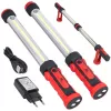 MCE230 Cob LED Xxl 2X työvalaisin magneetilla ja koukulla, kaksoistilat, 1200 lumenia max. - Maclean