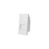 Pistorasiasuojus Alantec OS002 valkoinen 45×45 mm, 1 kpl