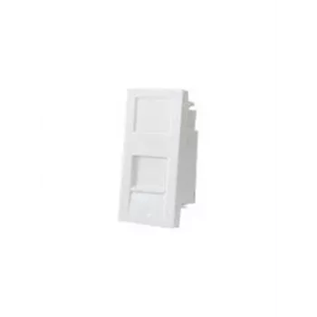 Pistorasiasuojus Alantec OS002 valkoinen 45×45 mm, 1 kpl