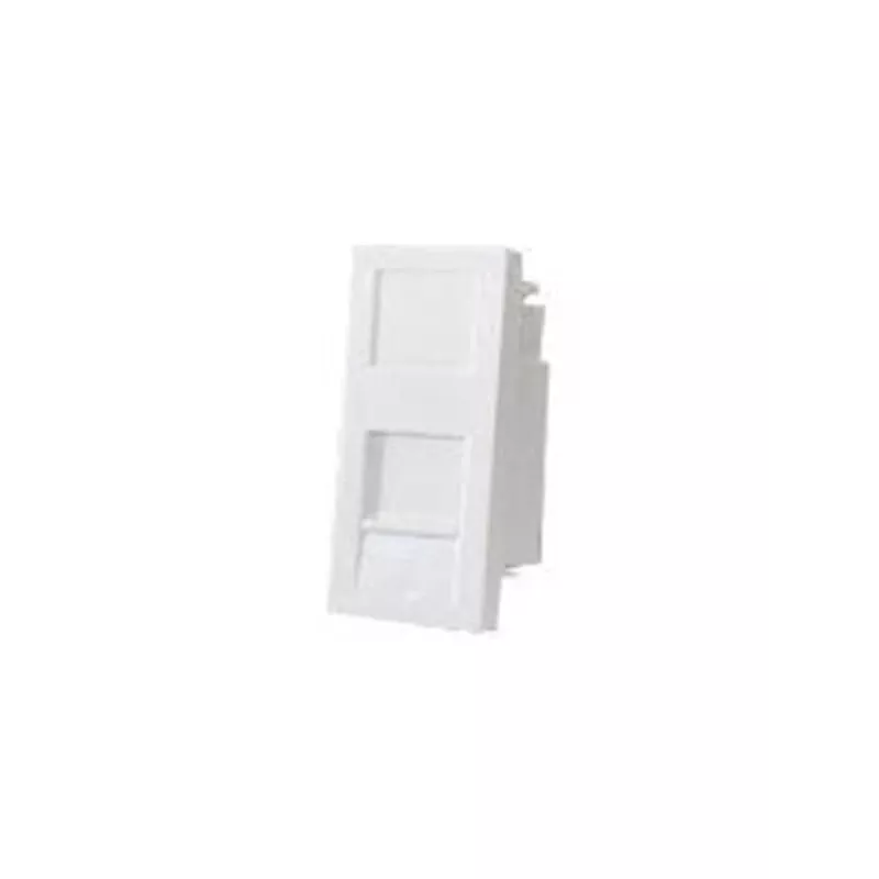 Pistorasiasuojus Alantec OS002 valkoinen 45×45 mm, 1 kpl