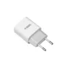 AC-sisälaturi IBOX C-35 universaali valkoinen — 5 V max, 0,3 A tulo, 1 A USB-lähtö