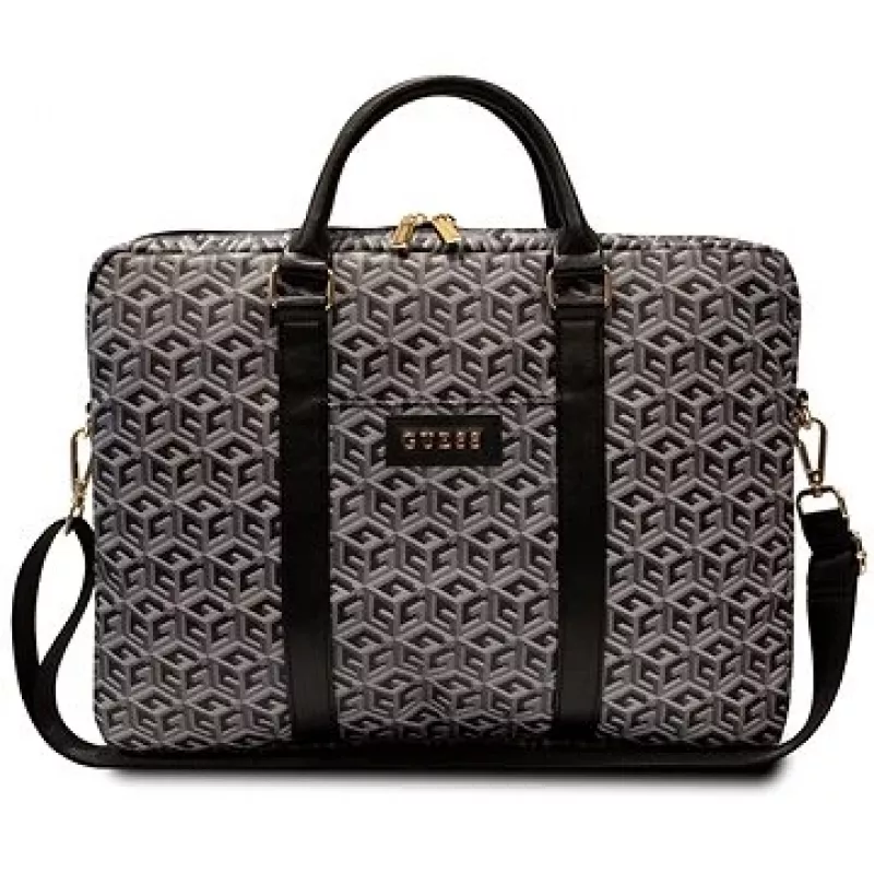 Guess GCube Stripes laukku 16 inch kannettavalle musta - GUCB15HGCFSEK