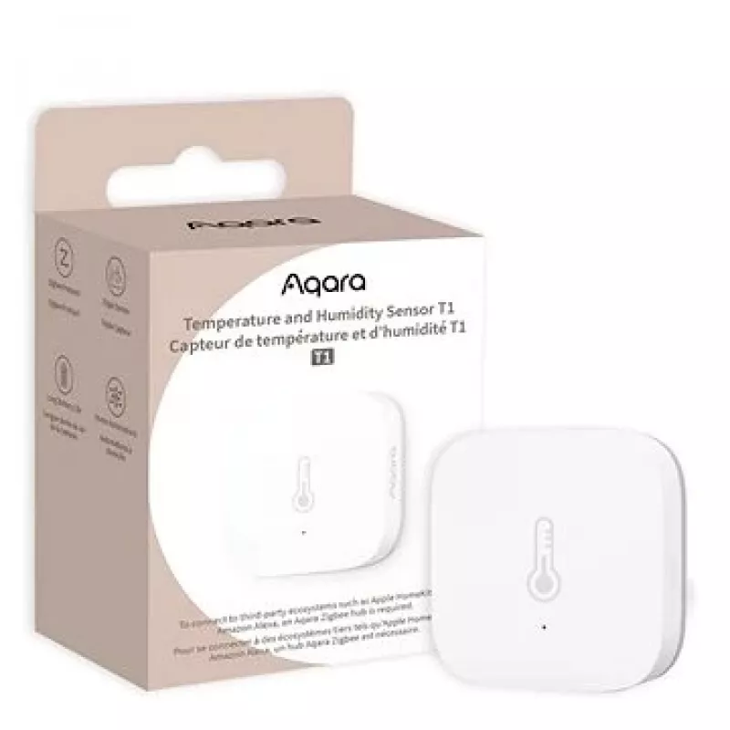 Aqara TH-S02D anturi valkoinen lämpötila & ilmankosteus HomeKit Alexa Google